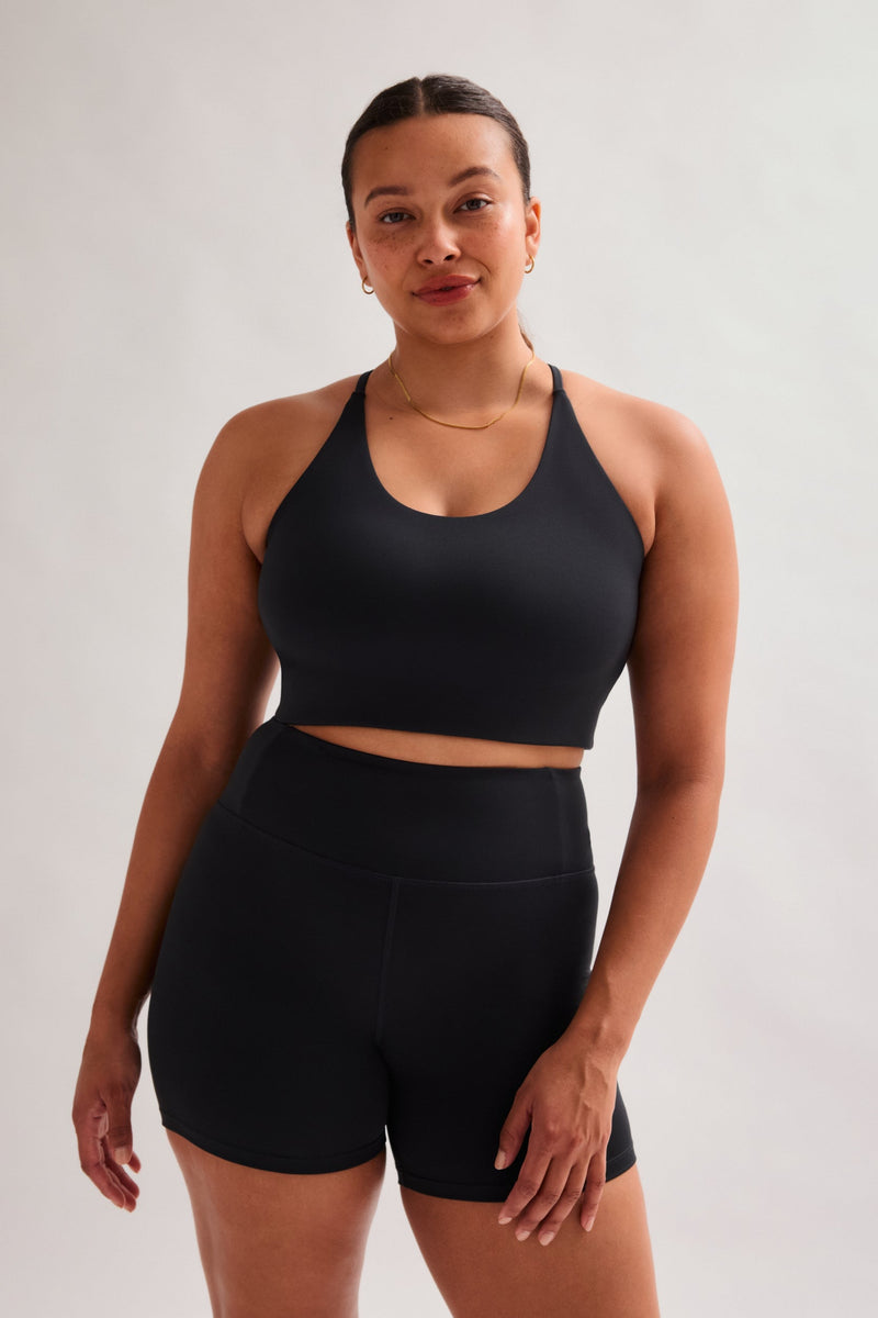 Black Cleo Halter Bra