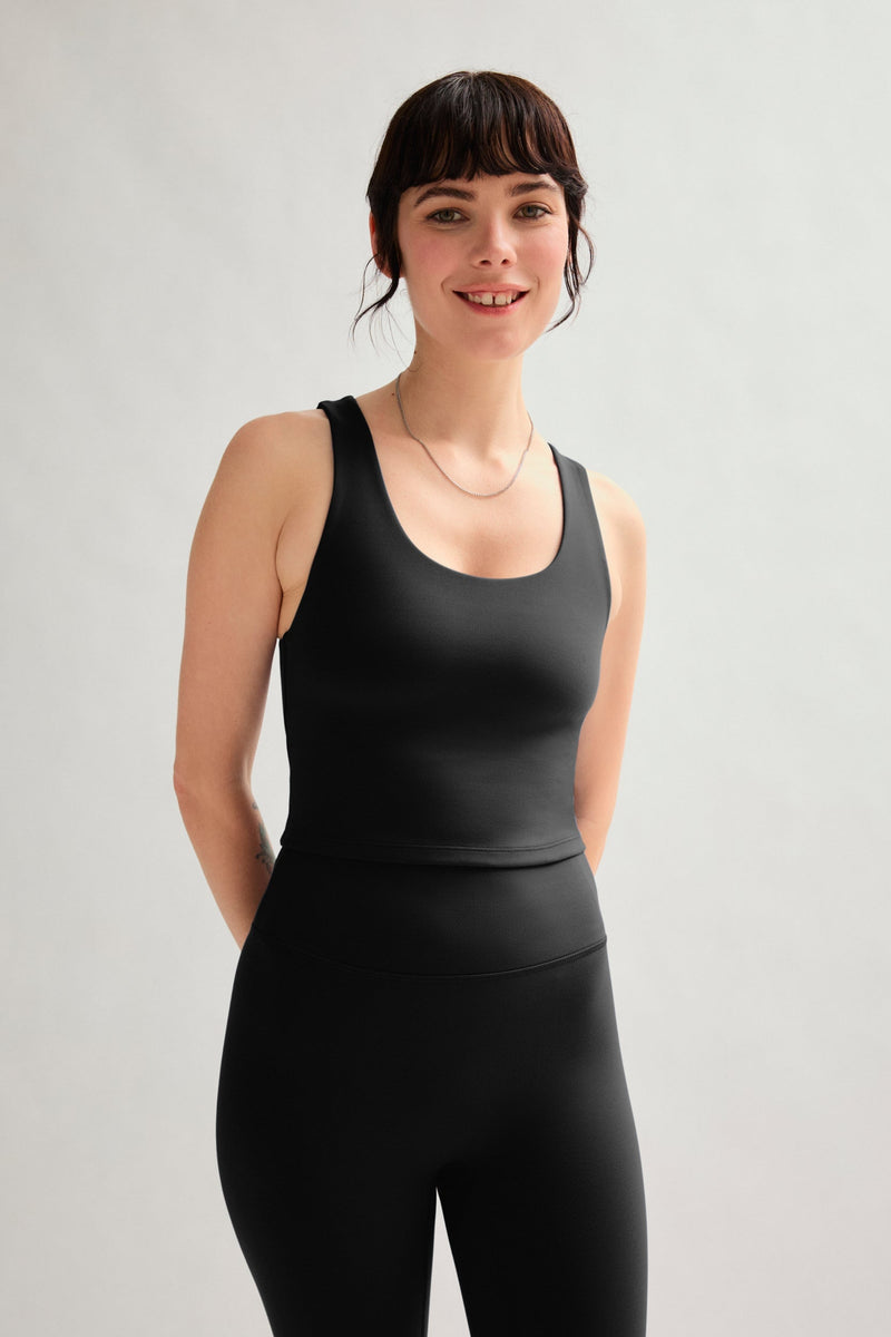 Black Bella Scoop Tank