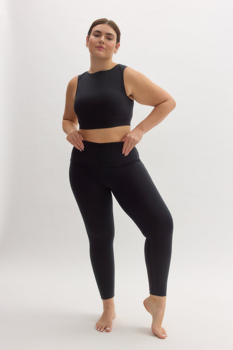 Black Teresa Boat Neck Bra