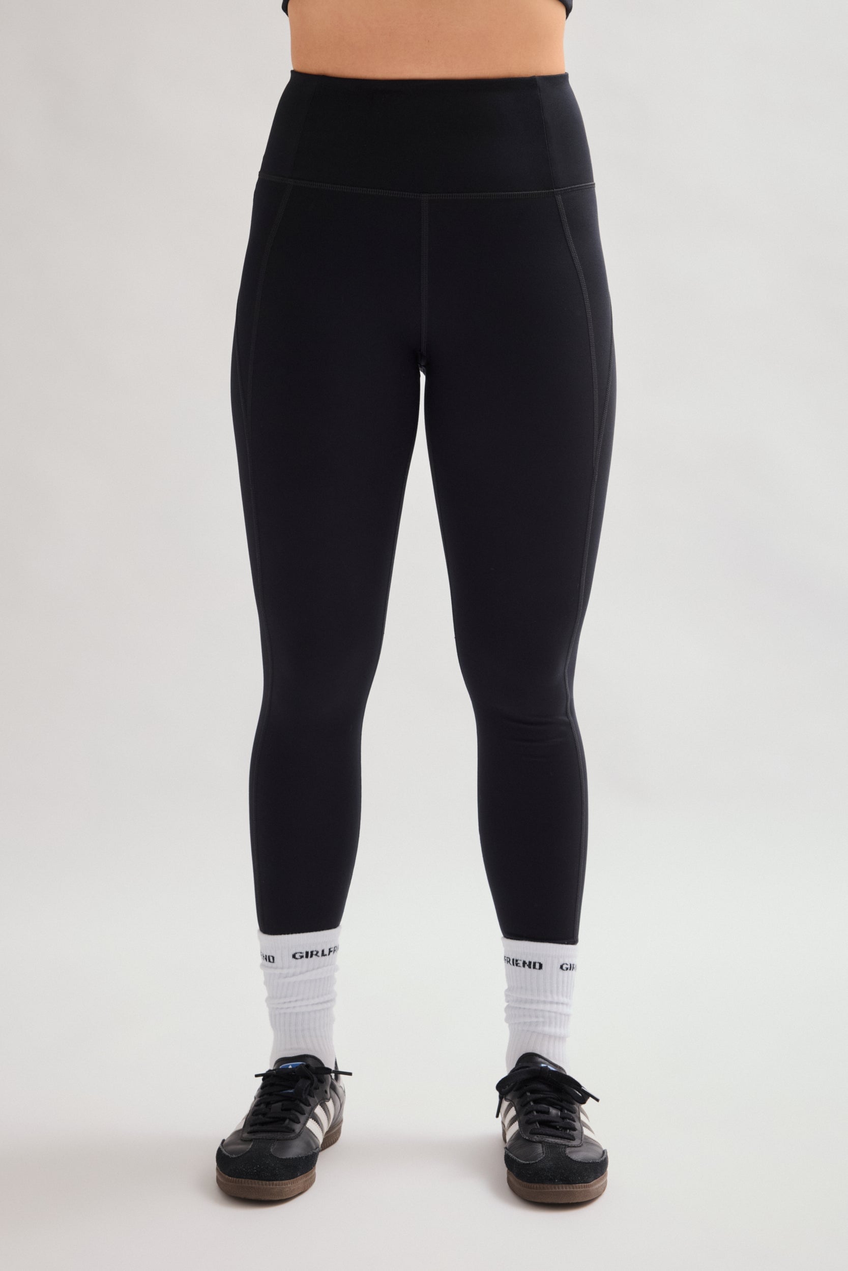 Black Compressive High-Rise Legging