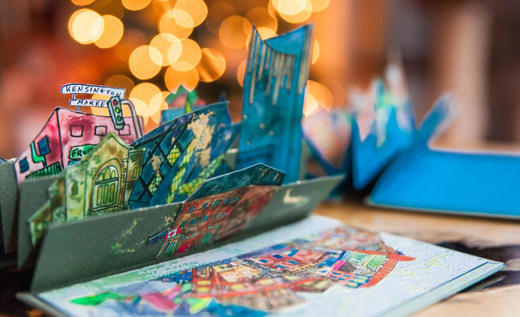 Pop up book by Natalie Draz illustrations