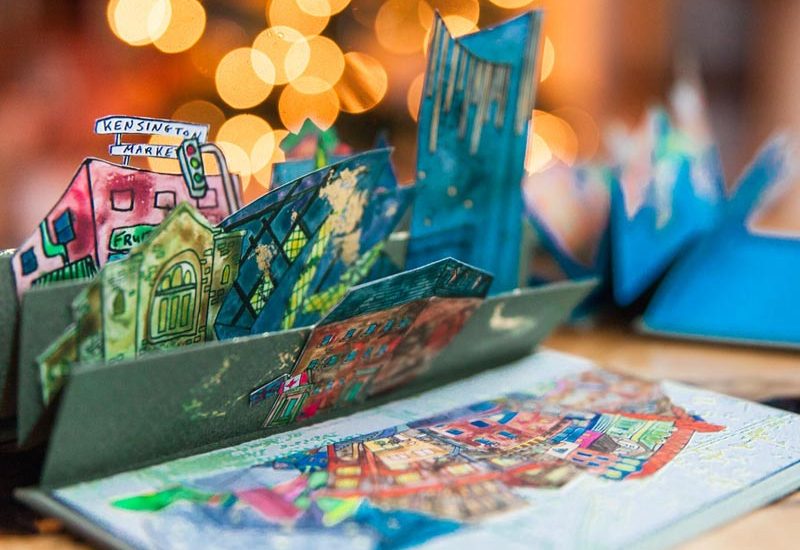 Pop up book by Natalie Draz illustrations