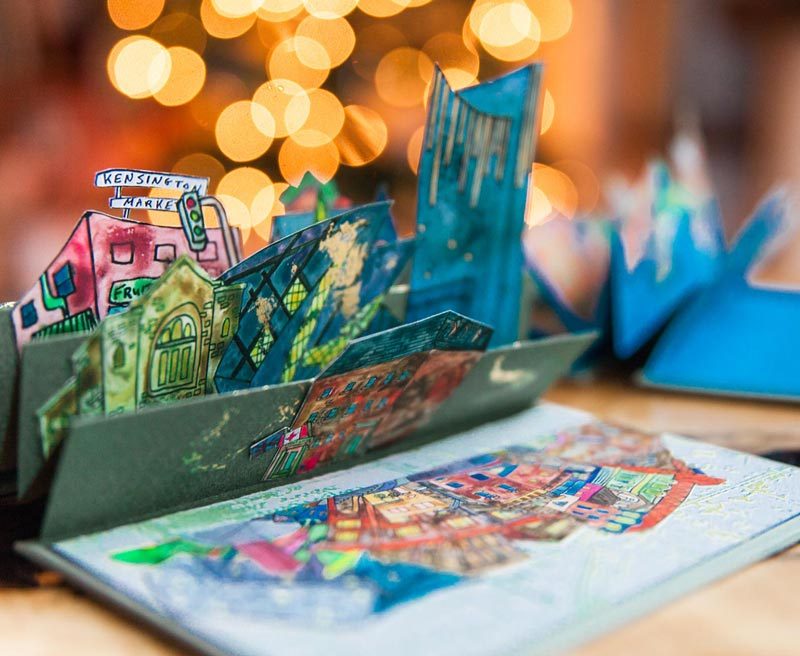 Pop up book by Natalie Draz illustrations