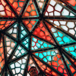 Toronto Light Festival 2019 hexagonal dome that looks like a honey comb
